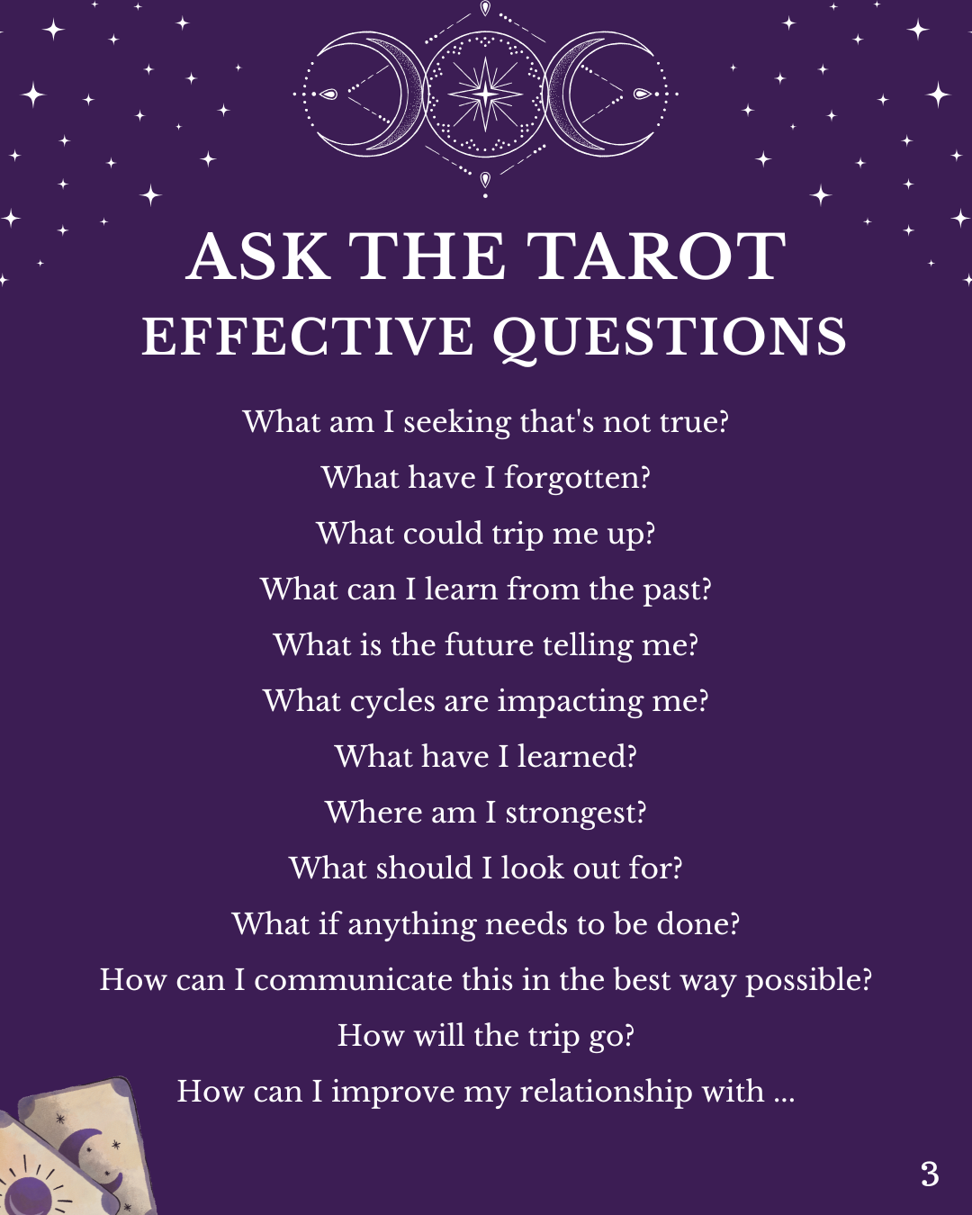 Angelic Vision Tarot - Ask the Tarot Effecitve Questions Part 3