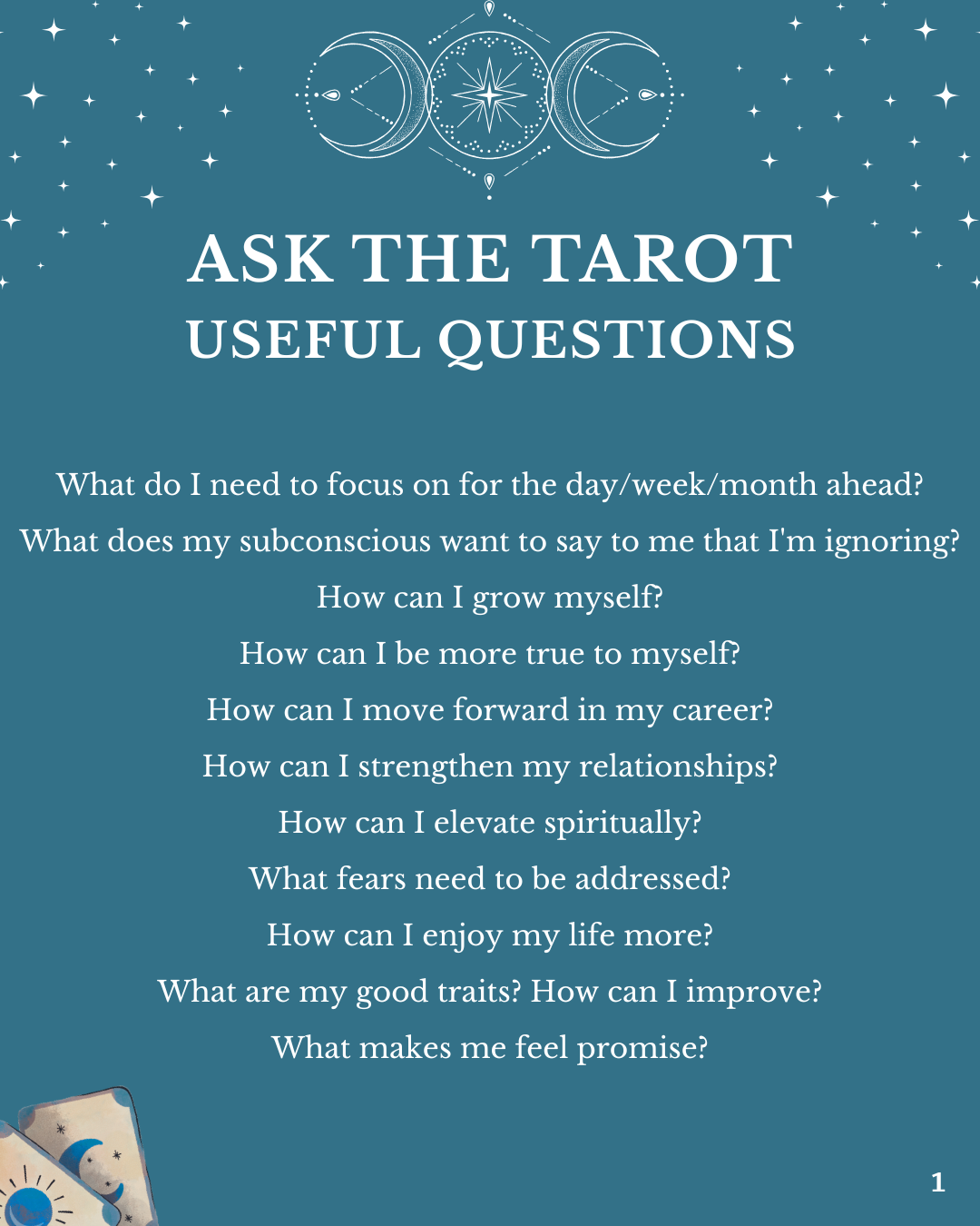 Angelic Vision Tarot - Ask the Tarot Useful Questions Part 1