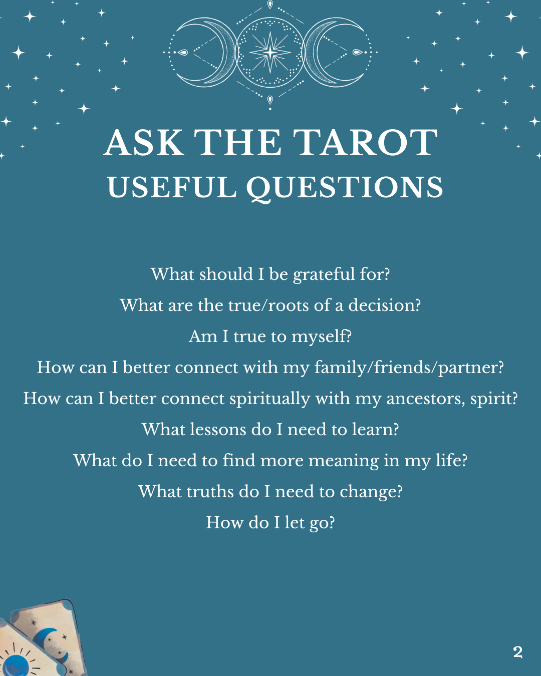 Angelic Vision Tarot - Ask the Tarot Useful Questions Part 2